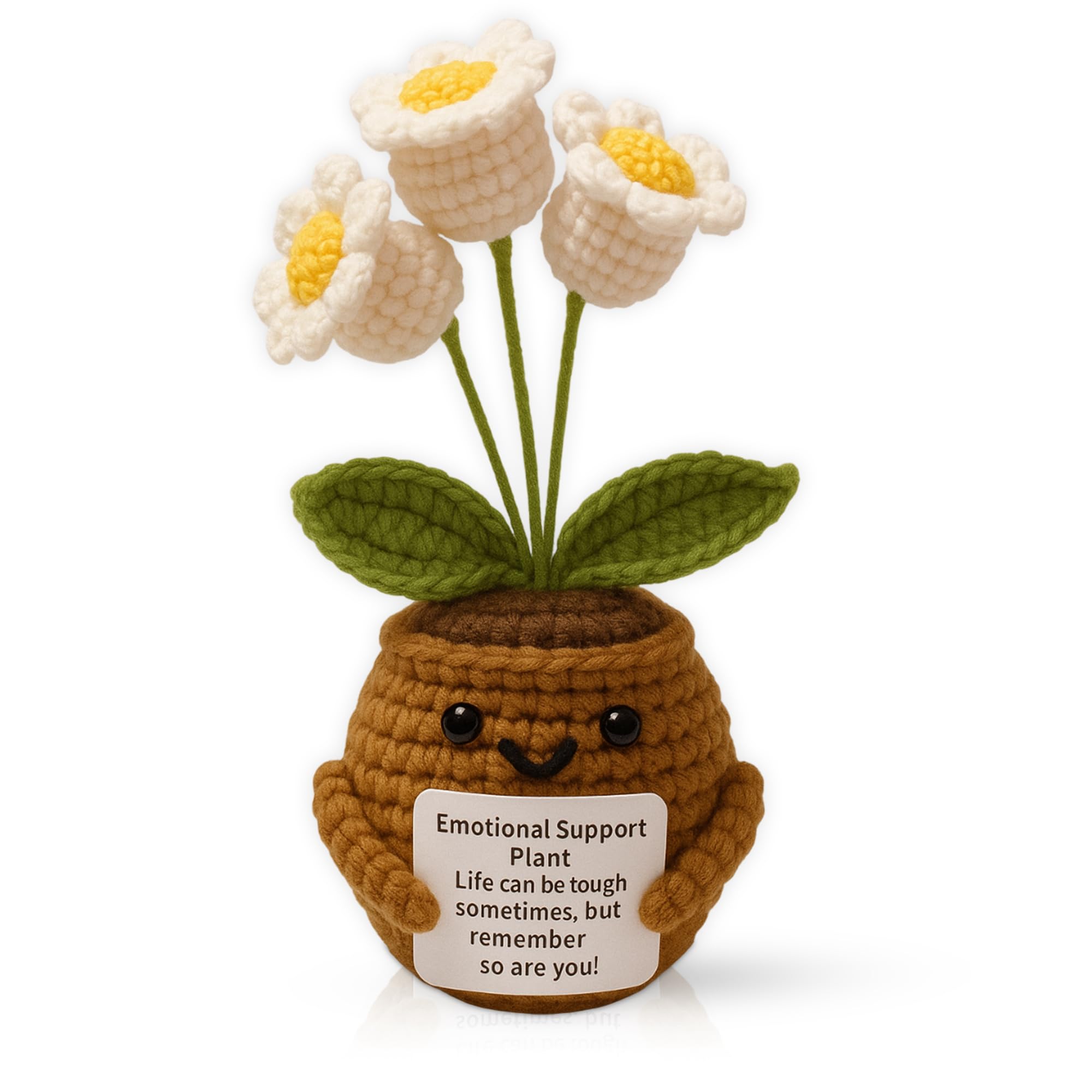 Amazon.com: PICKLE BUDDIES Emotional Support Crochet Flower Gift